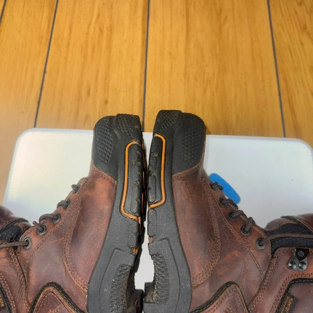 LaCrosse Adamas HD 8 Brown Leather Waterproof Work‎ Boots 460025 Mens 7 Wide